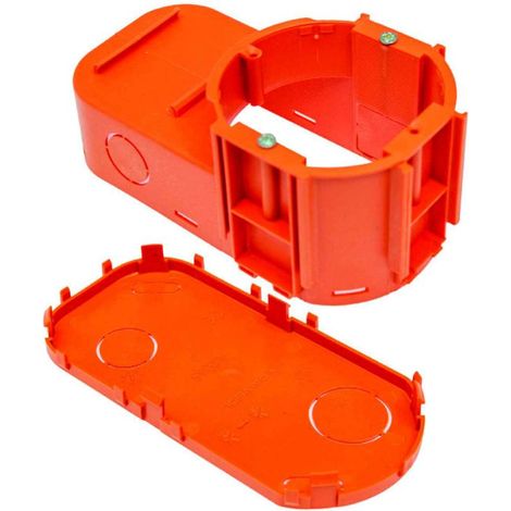 Caja empotrada de 60 mm de profundidad, conexión para electrónica - A.0085 (1/2)