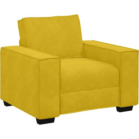 Maison Exclusive - Divano Sedia Giallo 100x78x84 cm Velluto