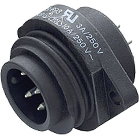 binder 09-4227-00-07 Rundstecker Stecker, Einbau Gesamtpolzahl: 6 + PE Serie (Rundsteckverbinder): 6