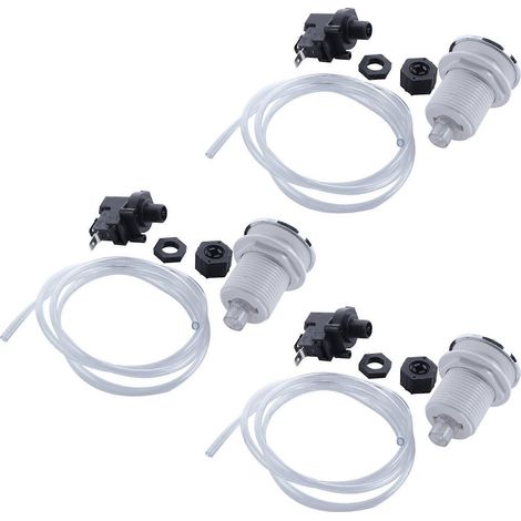 3 x 16A Druckknopf-Ein/Ausschalter für Whirlpooldüsen, Badewannen, Spas und Abfallbehälter (1/5)