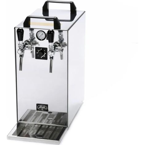Zapfanlage Kontakt 40/K PROFI 2-leitig 50 L/h Trockenkühlgerät Membranpumpe Druckregler Edelstahlgehäuse Green Line umweltfreundlich (1/5)