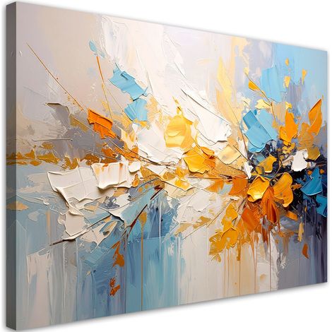 Wandbild Abstrakt Bunt 90x60 cm (1/5)