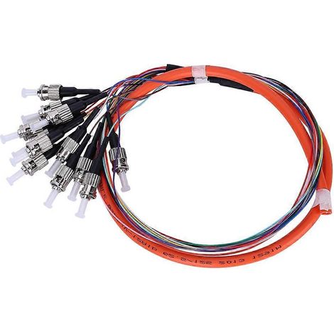 Câble à fibre optique multimode à 12 conducteurs, UPC MM-0.9 pour systèmes de communication réseau (1/4)