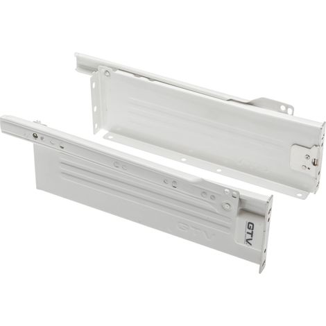 GTV, Metalbox Prestige - Sistema di cassetti, 118 x 450 mm, colore: bianco (1/5)
