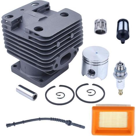 35mm Piston de cylindre Pour Stihl FS120 FS200 FS250 avec pièces de rechange avec roulement à aiguilles, tuyau de carburant