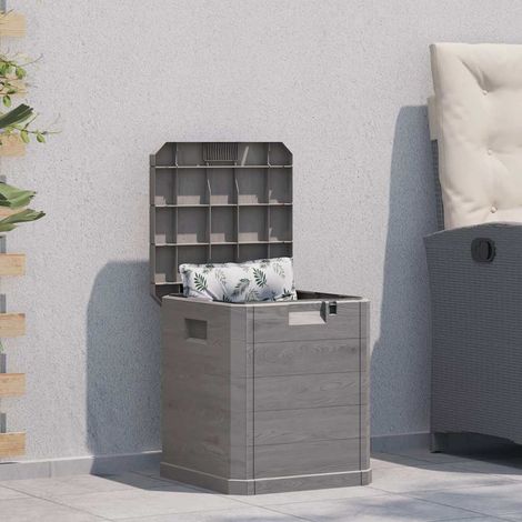 vidaXL Garten-Aufbewahrungsbox 90 L Braun (1/5)