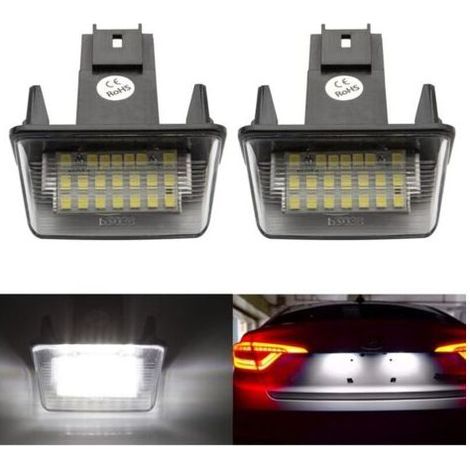 Éclairage Lumière Plaque D'immatriculation Arrière pour 206 207 307 308 406 407 Partner C3 C4 C5 Berlingo 6340A3 6340.A3