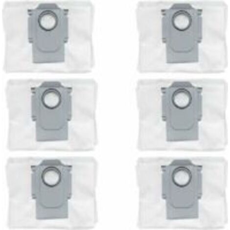 Set di 6 sacchetti per la polvere, ricambi e accessori per aspirapolvere robot Xiaomi Roborock Q7 Max Q7 Max+ Q5+ Roborock S7 Pro Ultra S7 MaxV Ultra