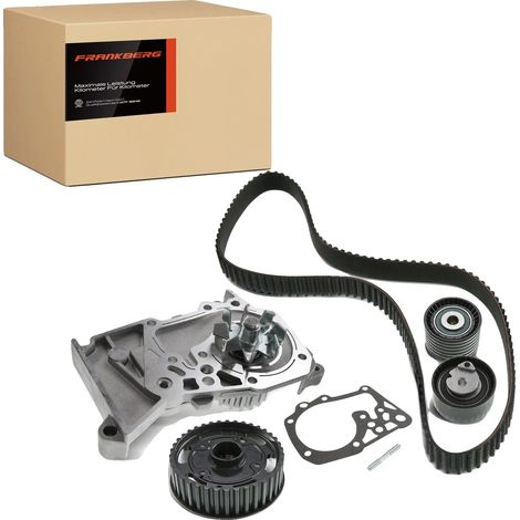 Kit cinghia di distribuzione, materiale in gomma resistente, lunghezza - 1,4 m, larghezza - 1,2 cm, compatibile con modelli Renault, costruzione ad alta resistenza (1/5)