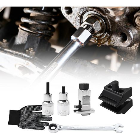 4 Pièces Écarteurs de Roulement de Roue Kit Écarteur de Jambe de Force Écarteur Moyeu avec Gants et Clé,Outil pour Réparation Amortisseur,pour Voitures,SUV et Véhicules Utilitaires (1/5)