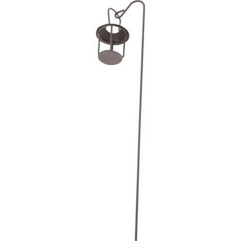 Piquet de Jardin en Fer Rouillé, Support Décoratif Miniature pour Pots de Fleurs, Tuteur à Fleurs Compact, Ornement Extérieur Rustique pour Pelouse et Patio, Accessoire Jardin (1/5)