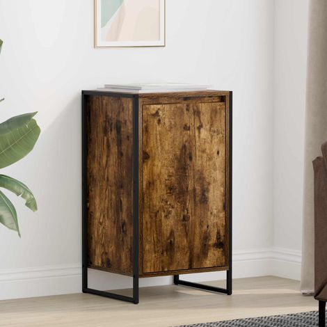 vidaXL Credenza Quercia Fumosa 43 x 36 x 75,5 cm Legno