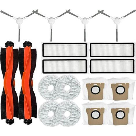 Brosse Latérale - Filtre Hepa - Sac À Poussière - Pour Robot Aspirateur X20 Plus - Lot De Rechange Complet (1/4)