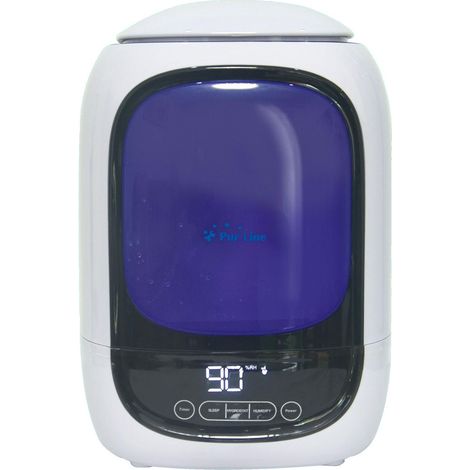 Purline – Humidificateur d'air à ultrasons 320ml/h – Autonomie 10h – Réservoir 4.5L – Écran LCD avec hygrostat