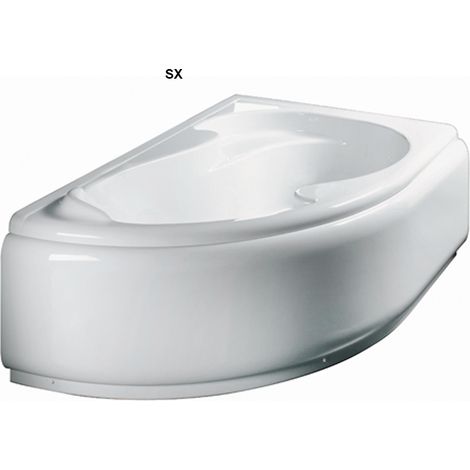Guscio vasca angolare mod. grazia con pannello cm 150x100 sinistra
