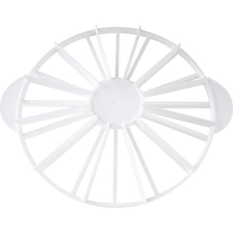 Cake Divider - Round Double-Sided Plastic Cake Setter with 2 Handles - For Cutting 10 or 12 Equal Slices - 32.5 x 26.5 x 2.8 cm - 1 Piece (1/5)