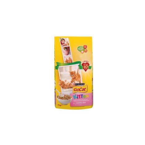 Go Cat Kitten Chicken  Carrots & Milk - 2kg - 694432