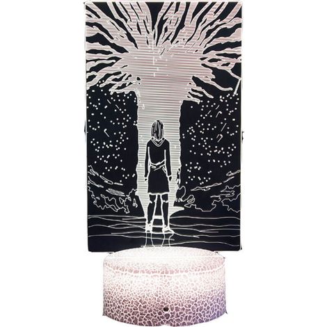 3D LED Night Light, Colorful Stereo Visual Light, Plug-in Small Table Lamp (1/5)