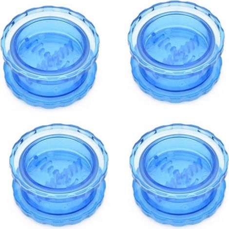 Beyamis Presse-ail manuel – lot de 4, torsion, gingembre/herbes, sans lame (blanc) (1/5)