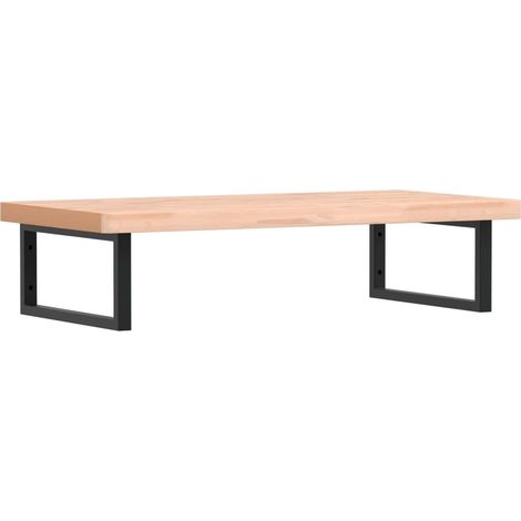 Maison Exclusive - Waschbeckenregal Wandmontage Stahl und Massivh