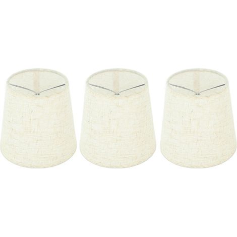 Petit abat-jour tissu – type clip E14 – camélia – tambour décoratif – lampe table – délicat (1/5)