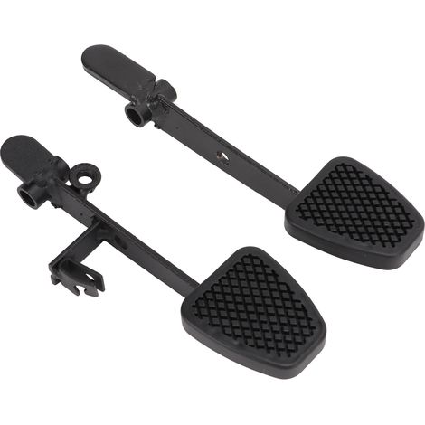 Pédales de frein et d'accélérateur 2 pièces, repose-pied antidérapant pour kart, quad, UTV, ATV, accessoires de pédalier auto, métal robuste (1/5)