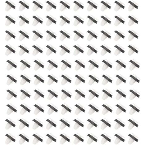 VURAHOME - 100pcs Agrafe Garniture Fixation Clip Panneau Joint Porte Destiné à Fiat Ducato 71728806, XU,8565.43, 856543 avec Joint en Caoutchouc - (1/4)