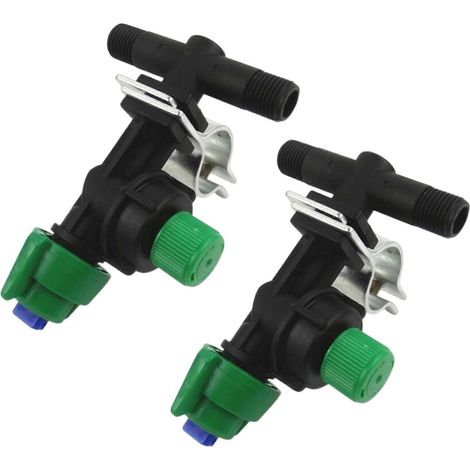 Fan Shape Clamps On Sprays Nozzle Corrosion Resistant Agricultural Sprays Nozzles For Uniform Liquid Distribution In Garden Multicolor (1/3)