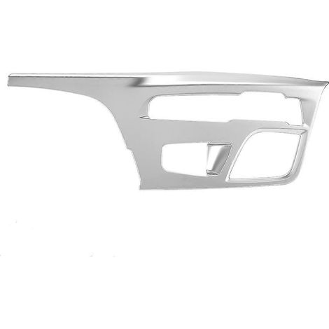 Panneau de garniture de console de changement de vitesse central chromé pour BMW Série 5 G30 2017-2018 – Couvre-tableau de bord intérieur, pièce de remplacement élégante. (1/4)