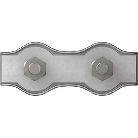 Abrazaderas de acero galvanizado Dörner + Helmer 3 mm 20 uds