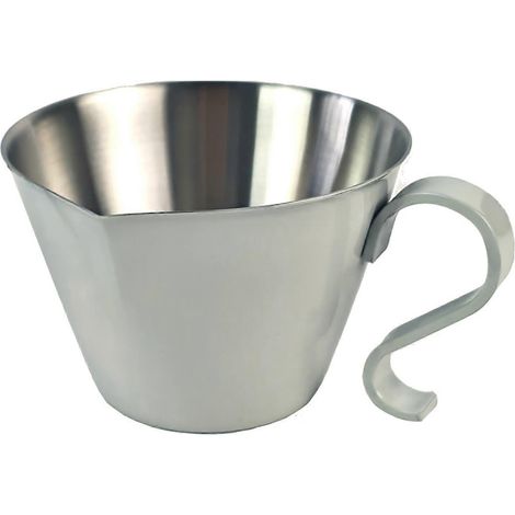 Tasse à mousser le café ergonomique, pichet à mousser en acier inoxydable de 100 ml, nettoyage facile et sans effort. (1/5)