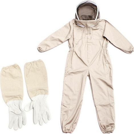 Vêtements d'apiculture Vêtements d'apiculture Vêtements d'apiculteur professionnel - Avec voile autoportant et gants longs XL-Fei Yu (1/5)
