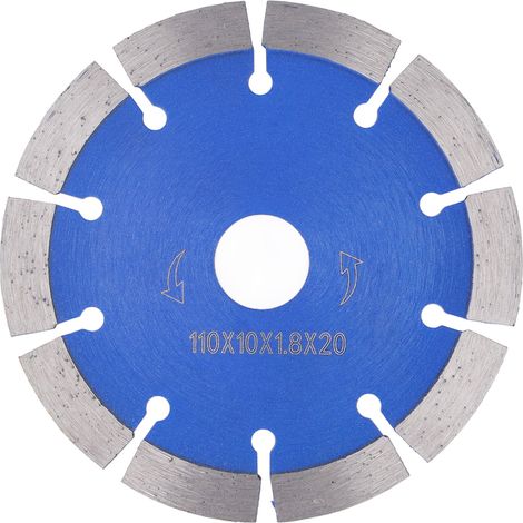 110-mm-Diamantscheibe zum Trockenschneiden von Marmor, Granit und Beton kreisförmige Plantrennscheibe professionelles Schleifwerkzeug. (1/5)