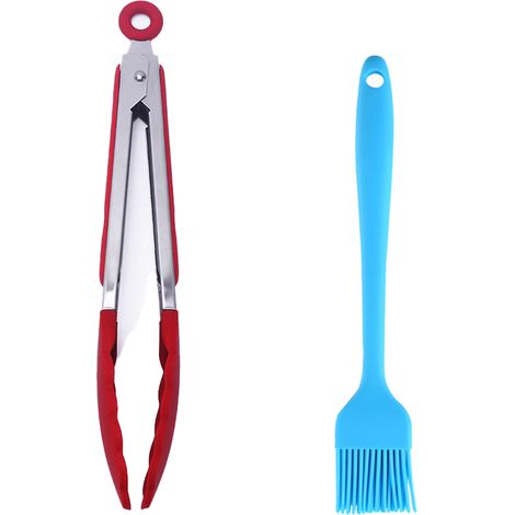 Ensemble Ustensiles Cuisine Silicone - Résistant Chaleur 230°C - Pour Poêles Antiadhésives - Lot De 2 Pièces (1/5)