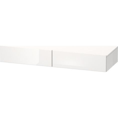 Estante para cajones DURASTYLE 440x1200x150mm nogal oscuro / blanco mate