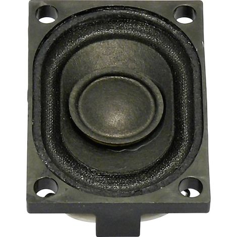 Visaton K 28.40 - 8 Ohm 1.6 pouces 4 cm Haut-parleur miniature 2 W 8 Ω ovale, membrane en plastique (1/2)