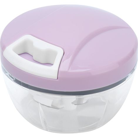 Hachoir à ail manuel multifonctionnel et durable, mini hachoir à légumes pour la cuisine et la maison, taille moyenne (1/5)