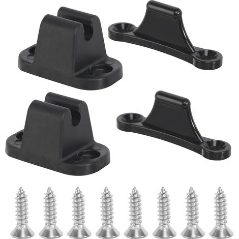 2 PièCes Kit de Retenue de Porte, Clip de Porte de Caravane en Forme de T de Retenue de Porte, Porte de Retenue de Porte ArrêT de Porte pour Caravane et Camping Car Bateaux Armoires