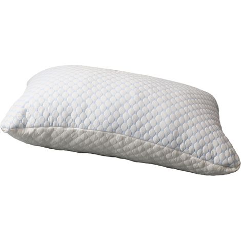 Oreiller de lit en mousse à mémoire de forme déchiquetée, en bambou, hypoallergénique, pour dormir