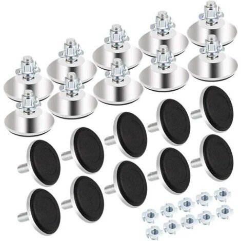 20 adjustable leveling feet M8x40mm for furniture, chairs, tables, etc.--DTEKGAZ
