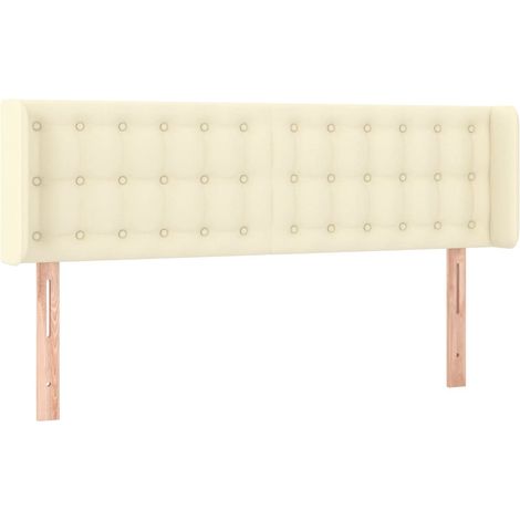 Maison Exclusive - Testiera ad Orecchio Crema 147x16x78/88 cm in Similpelle