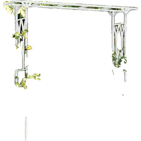 Arche de jardin, construction métallique durable, assemblage facile (1/2)