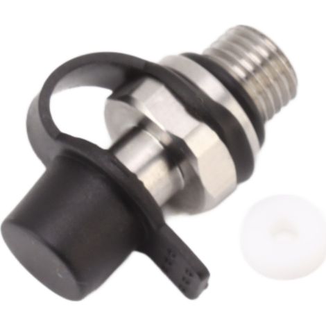 Adattatore per il riempimento di bombole di CO2, connettore per bombola di anidride carbonica da 3/8" 24UNF. (1/5)