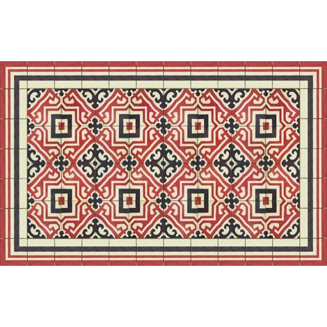 Tapis vinyle Ludwig Crimson 75x120cm (1/2)