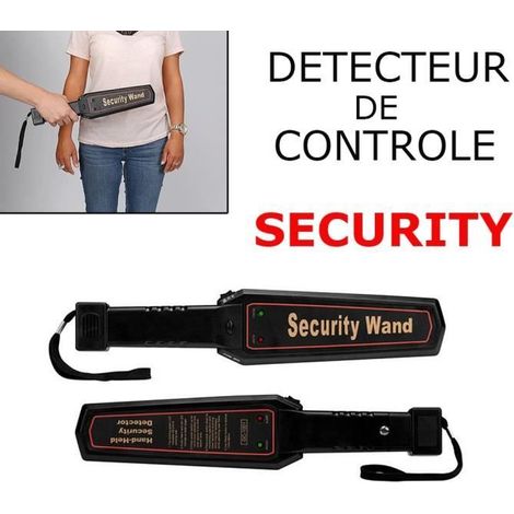 Détecteur de métaux de controle portatif Security Noir (1/3)