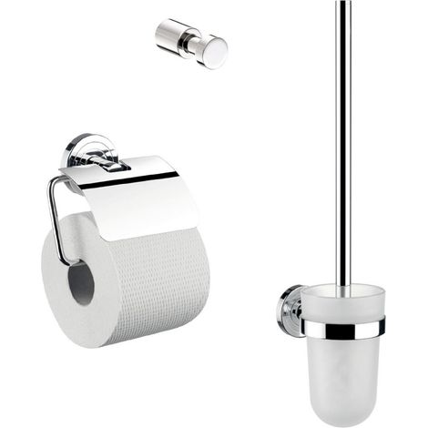 emco polo juego inodoro, portapapel, juego escobilla, ganchuras,