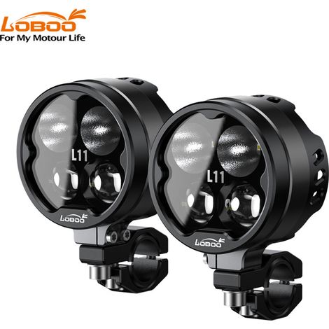 LOBOO L11 Zusatzfern- und -abblendlicht (schwarz) (10.1.01111.001.01) (1/5)