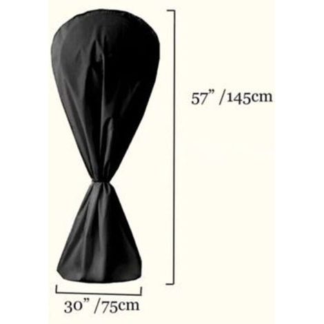 Housse de ventilateur imperméable à l'eau et à la poussière pour ventilateur électrique Pour intérieur et extérieur - Noir (1/4)