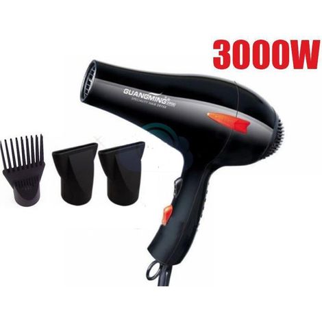 Sèche-cheveux Professionnels 3000w Diffuseur De Peigne à Cheveux Triple