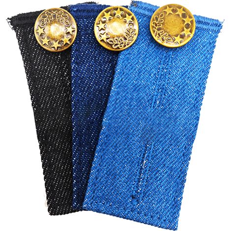 Boucle extensible combinée, ajustement créatif, crochet de boucle extensible pour jeans et pantalons (1/5)